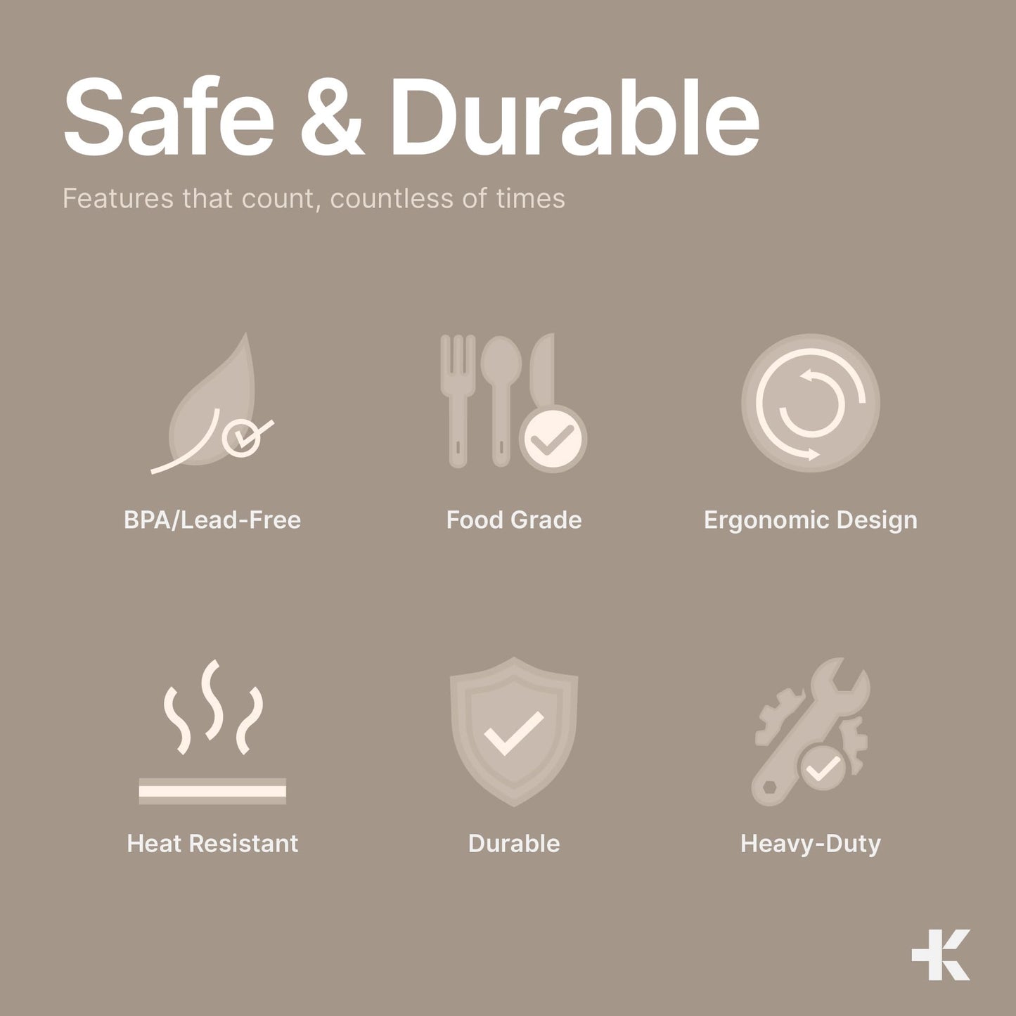Bakken Disposable Cutlery Set 180 Pieces Knives, Heavy Duty Plastic Silverware, BPA-Free Food-Grade Materials, Heat-Resistant, Reusable Utensils for Parties, Catering, BBQs, and Everyday Use, Clear