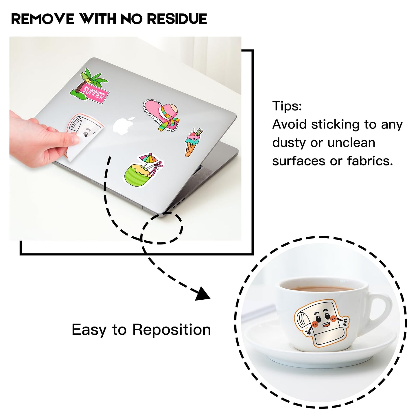 60 Sheets Premium Printable Vinyl Sticker Paper for Inkjet Printers Glossy White 8.5x11 Inch Waterproof & Vibrant Colours Retains Ink Well Tear Resistant Great for Cutting Machines