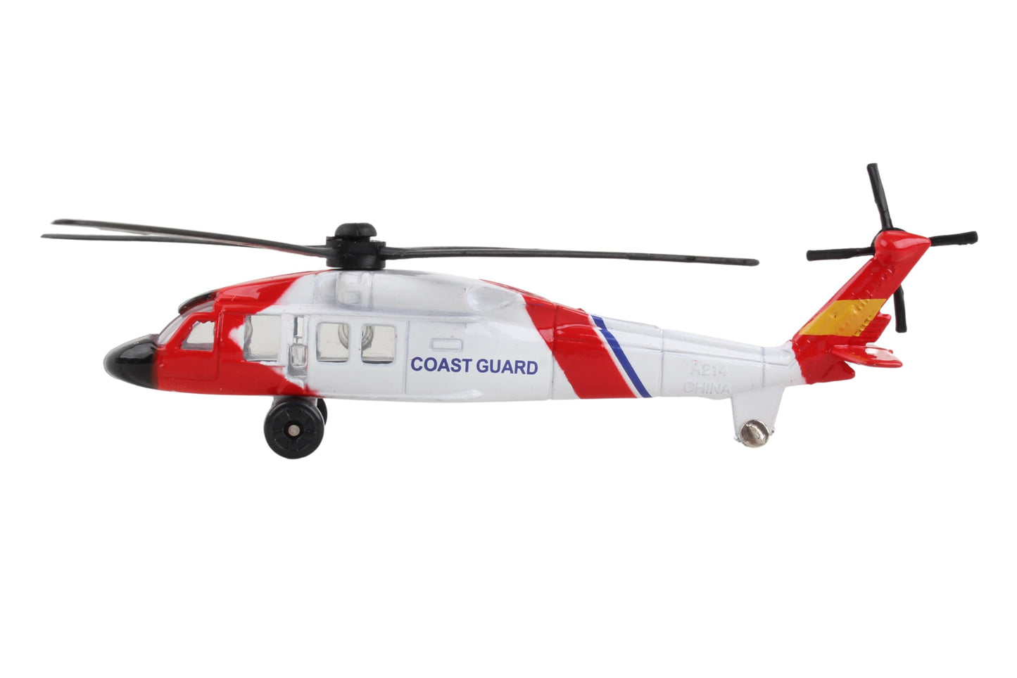 Daron Worldwide Trading Runway24 Coast Guard Helicopter, Black, Red