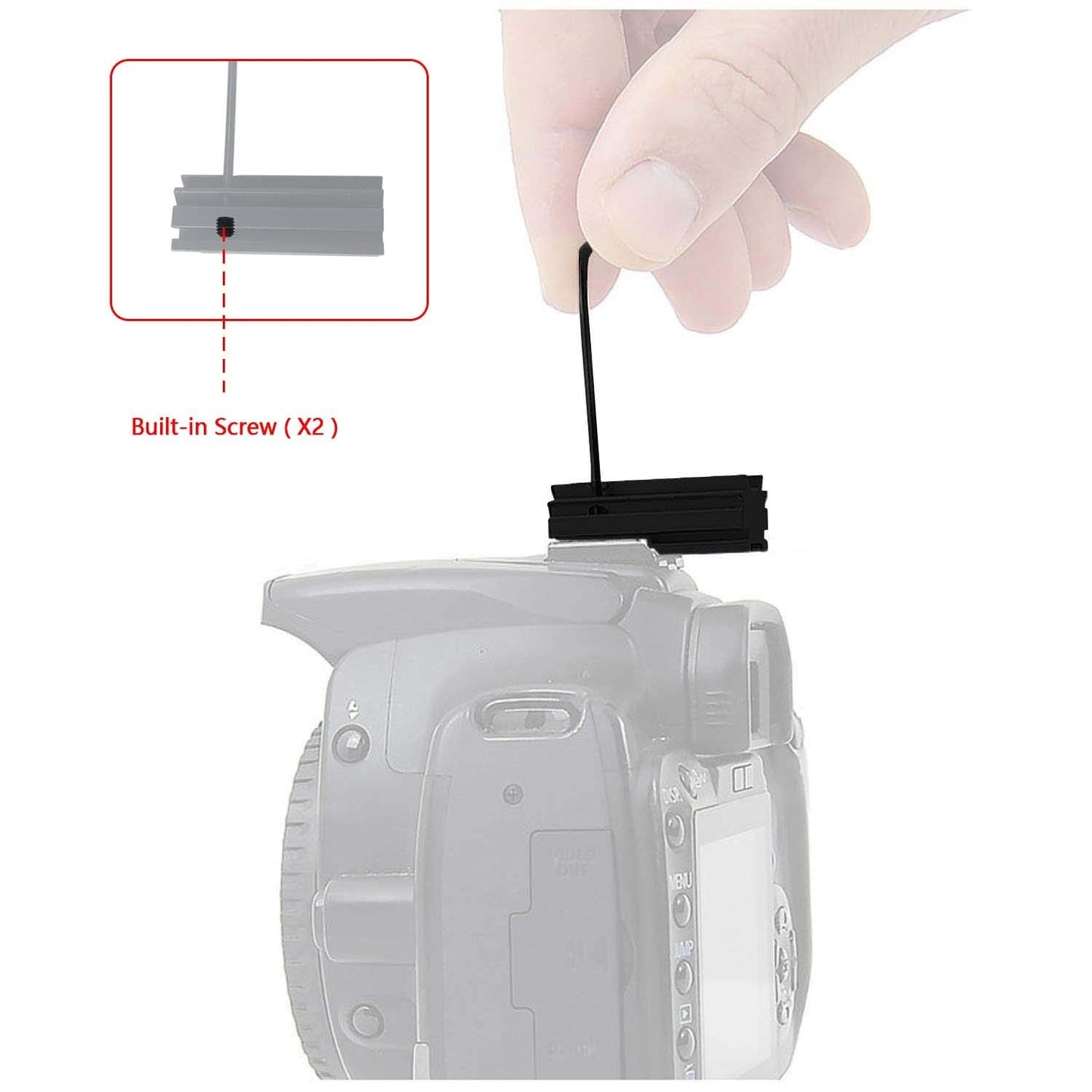 Astromania 1X40RD Reflex Red Green Dot Sight Lighted Scope Mount to fix to a DSLR Camera Flash Type Connection