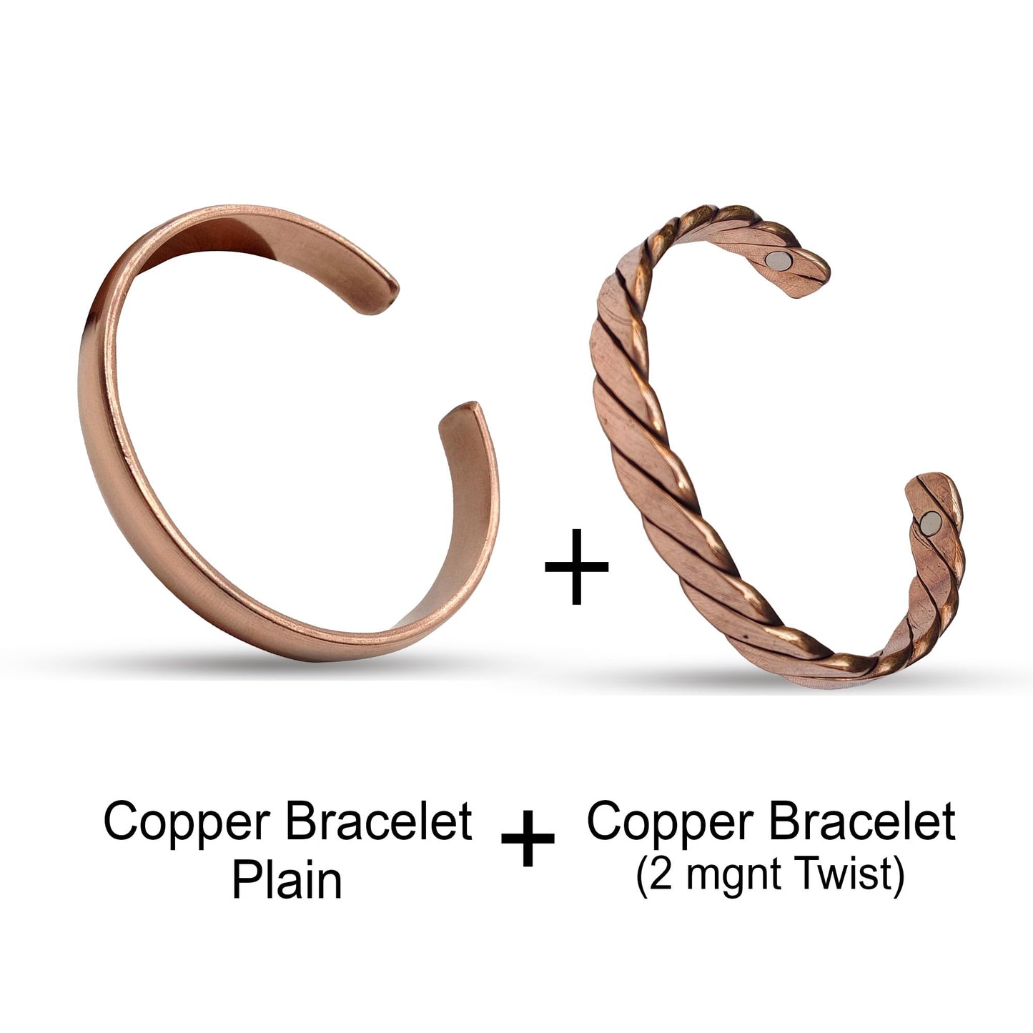 Wonder Care WC 100% Pure Copper Bracelet for Men & Women Solid Copper Cuff Adjustable size for gift Rakhi for brother Bhaiya Bhabi Rakhi Set Jewelry Gift