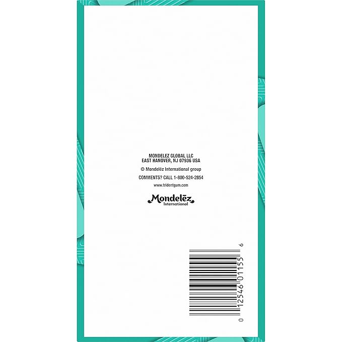 Trident Minty Sweet Twist Sugar-Free Chewing Gum, 12 Packs of 14 Pieces (168 Total Pieces)