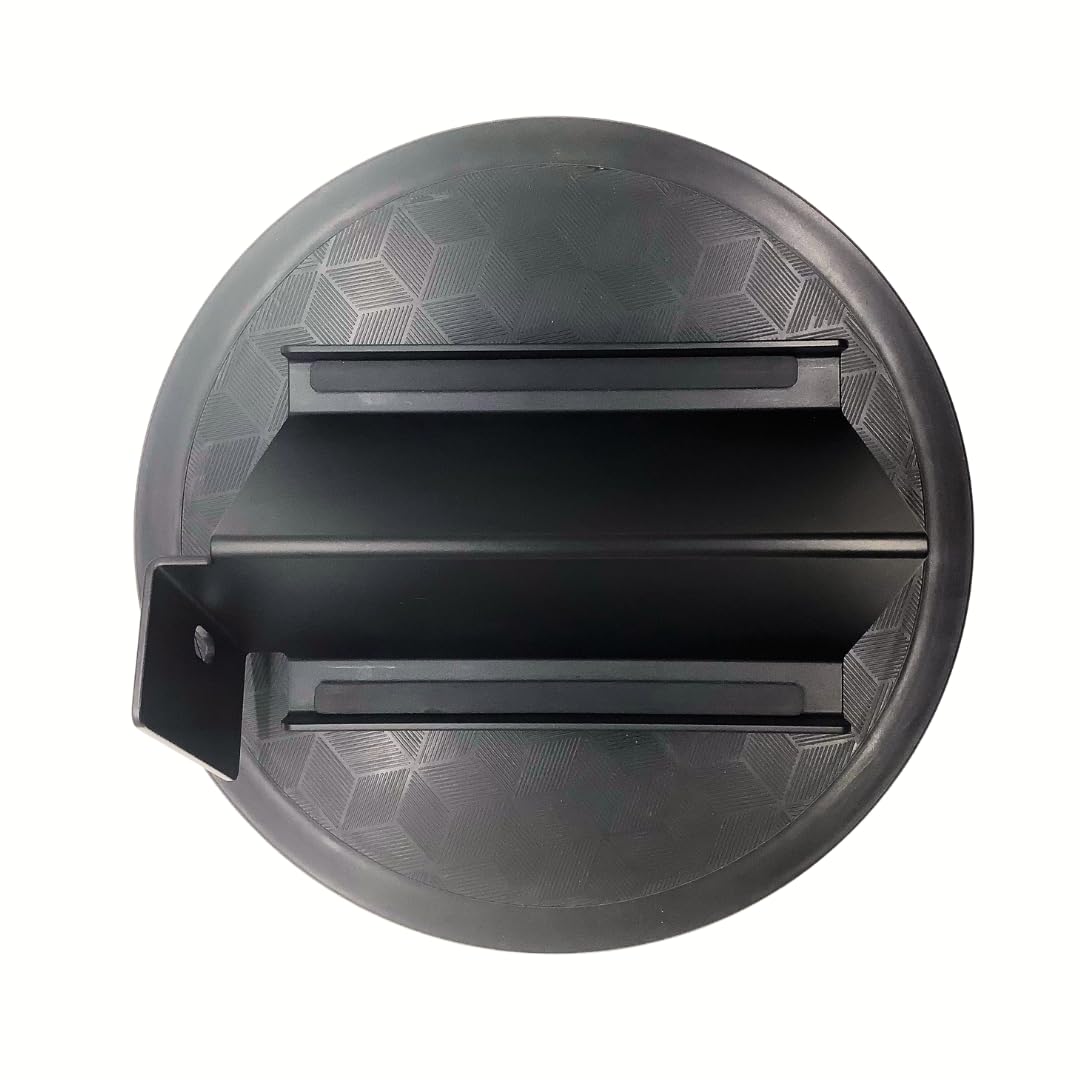 STANDECK A Modern 10 inch Turntable. Plastic, Black for multitasking and optimal viewing.