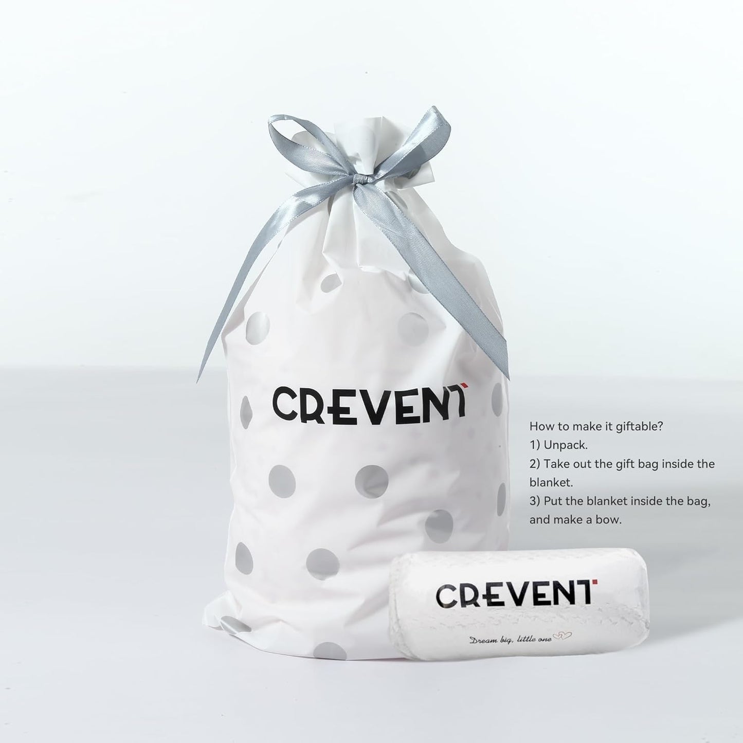 CREVENT 3-in-1 Baby Lovey Blanket with Teether & Rattle | Plush Chewable Animal Head Security Blanket, Birthday Gift - Pink Bear
