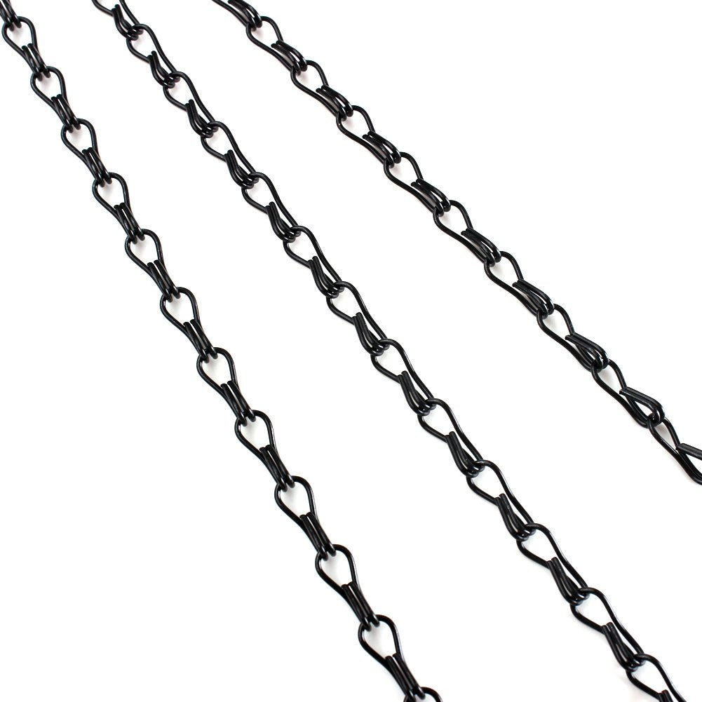 HAZOULEN Black Hanging Basket Hangers Flower Pot Chains Replacement Plants Hangers, 4 Pack, 20 inch