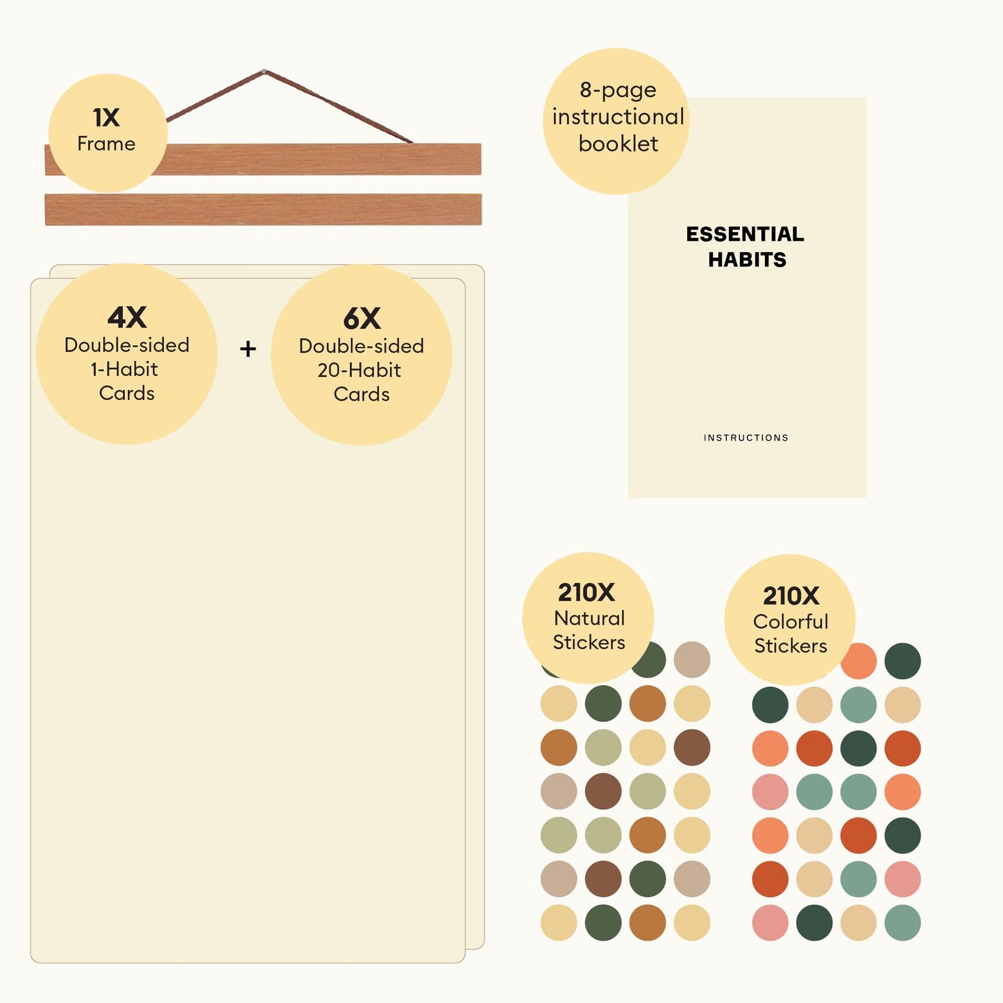 Essential Habits - A Visually Stunning 2-in-1 Habit Tracker that Helps You Build Good Habits and Break Bad Ones using a Proven and Easy-to-use Tracking System
