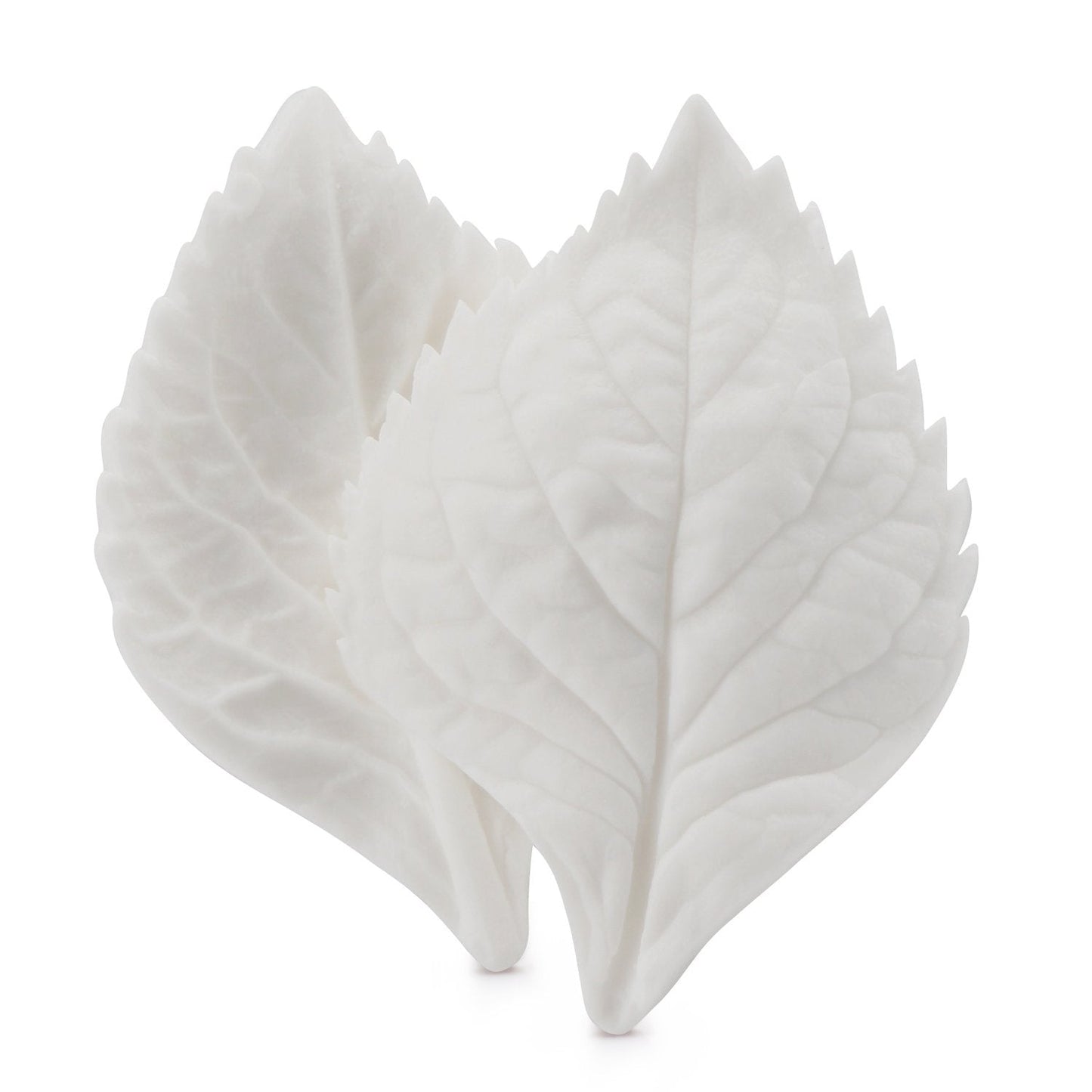 Beasea Silicone Leaf Fondant Mold, 6pcs Rose Leaf Cutter for Fondant Cake Decorations Styling Chocolate Sugar Cookie Cutter Set Silicone Mould