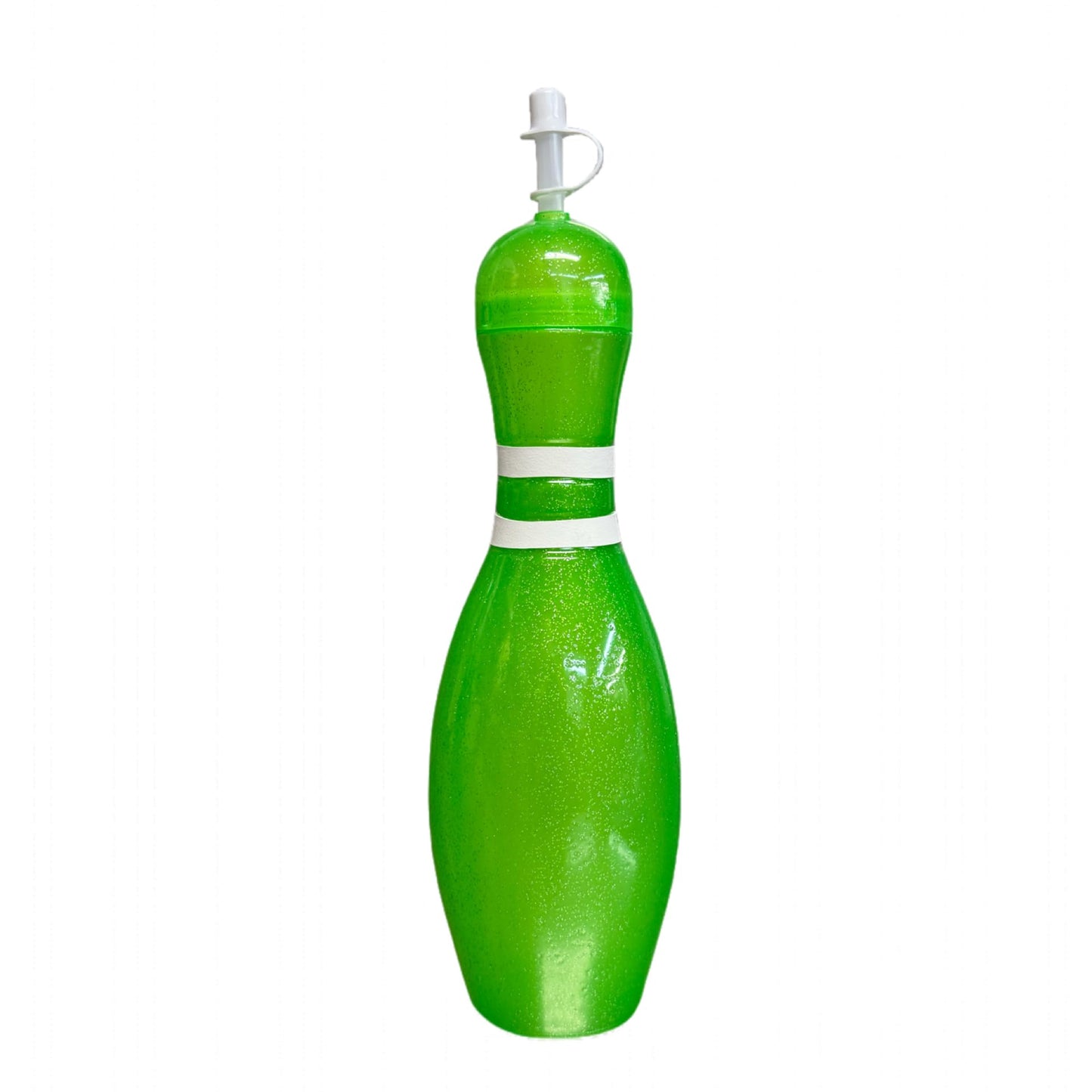 Large Bowling Pin Water Bottles Assorted Colors - 6 Pack