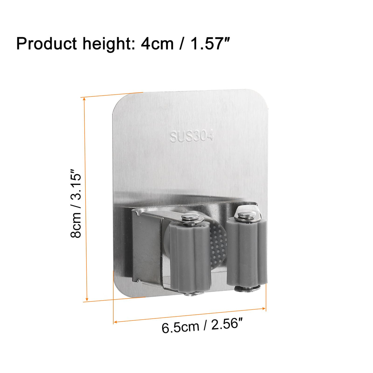 4pcs Mop Broom Holder Wall Mount