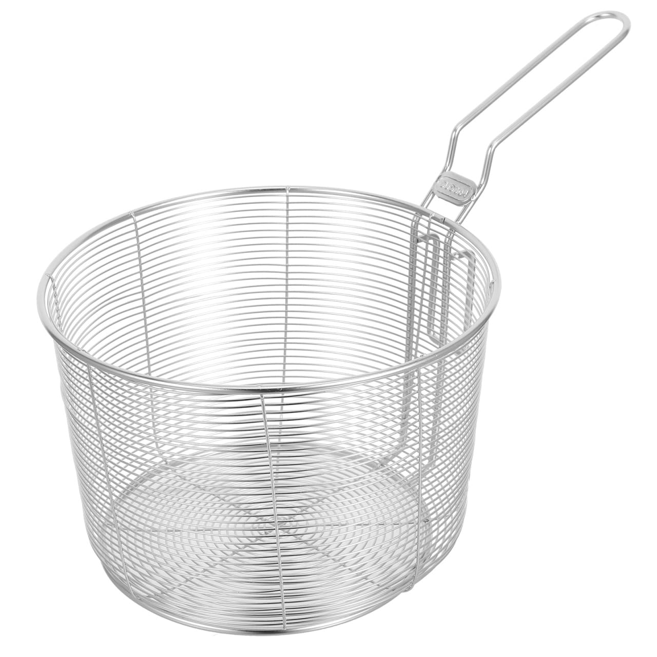 Kichvoe Mesh Pasta Basket - Stainless Steel Mesh Spider Strainer - Noodle Strainer Spaghetti Spoon Fried Food Container Deep Basket Skimmer for Noodles Dumpling