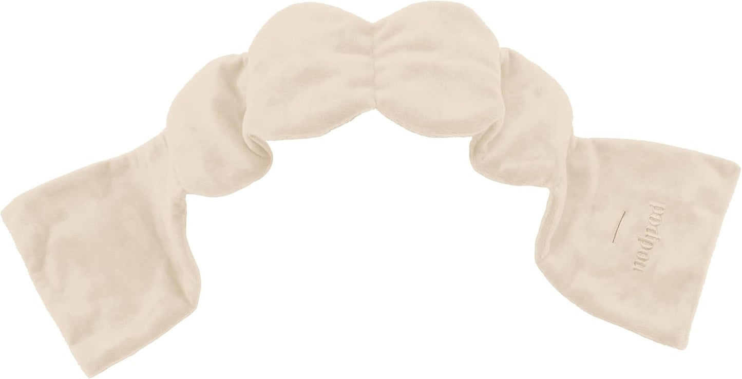 Nodpod Gentle Pressure Sleep Mask | Patented Light Blocking Design for Sleeping, Traveling & Relaxation - Bone