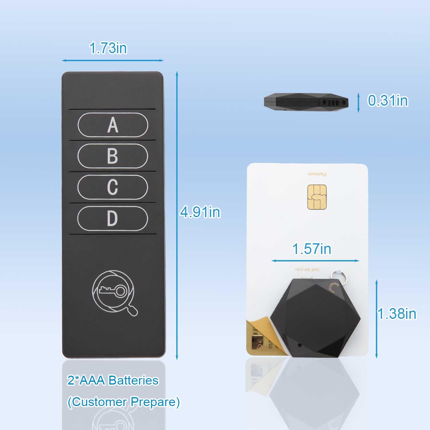 Remote Control Finder Locator with Sound,115ft Range 85db Key Finder,Use for Looking Key,Tv Remote,Phone Charger,Wallet,Bag