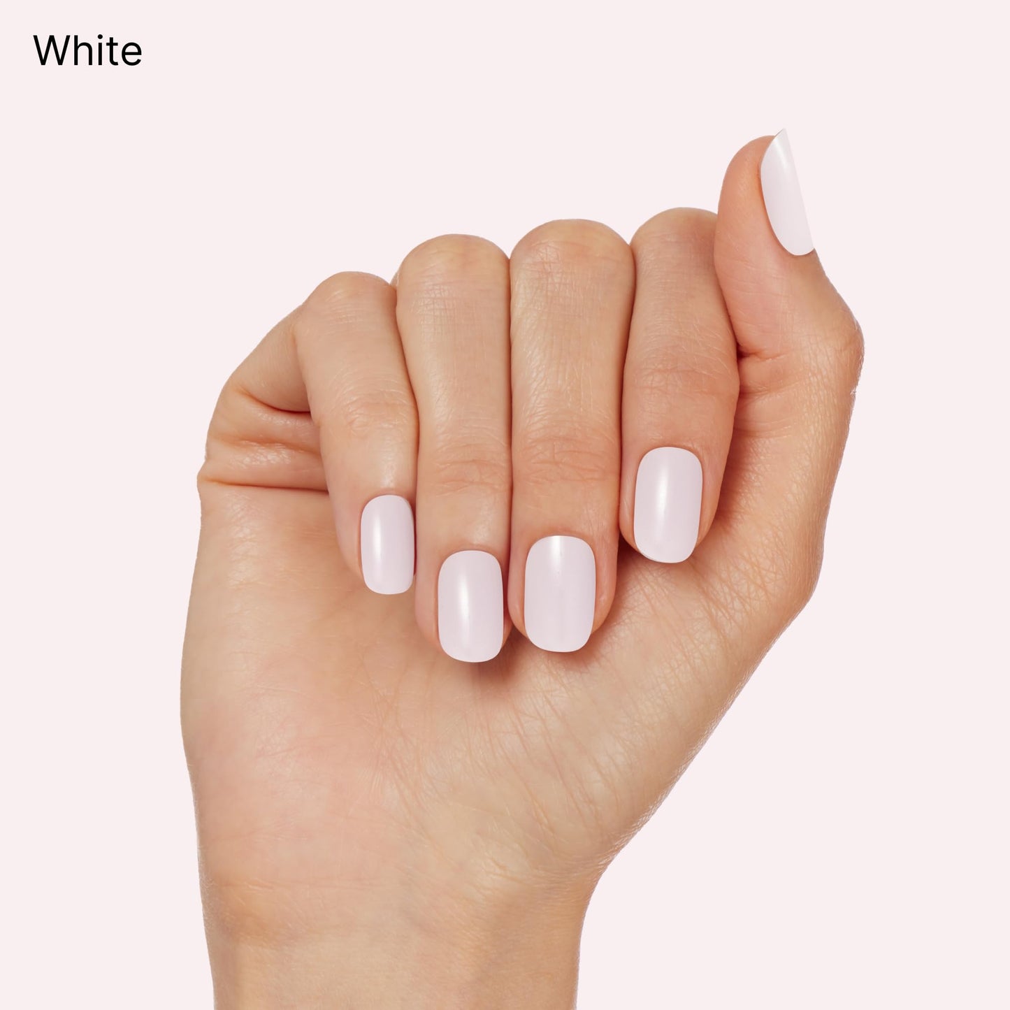 Dashing Diva Chromagic Gel Nail Strips - Glow to the Moon - Easy UV Free, Chip Resistant, Long Lasting Gel Nail Stickers and Chrome Powder