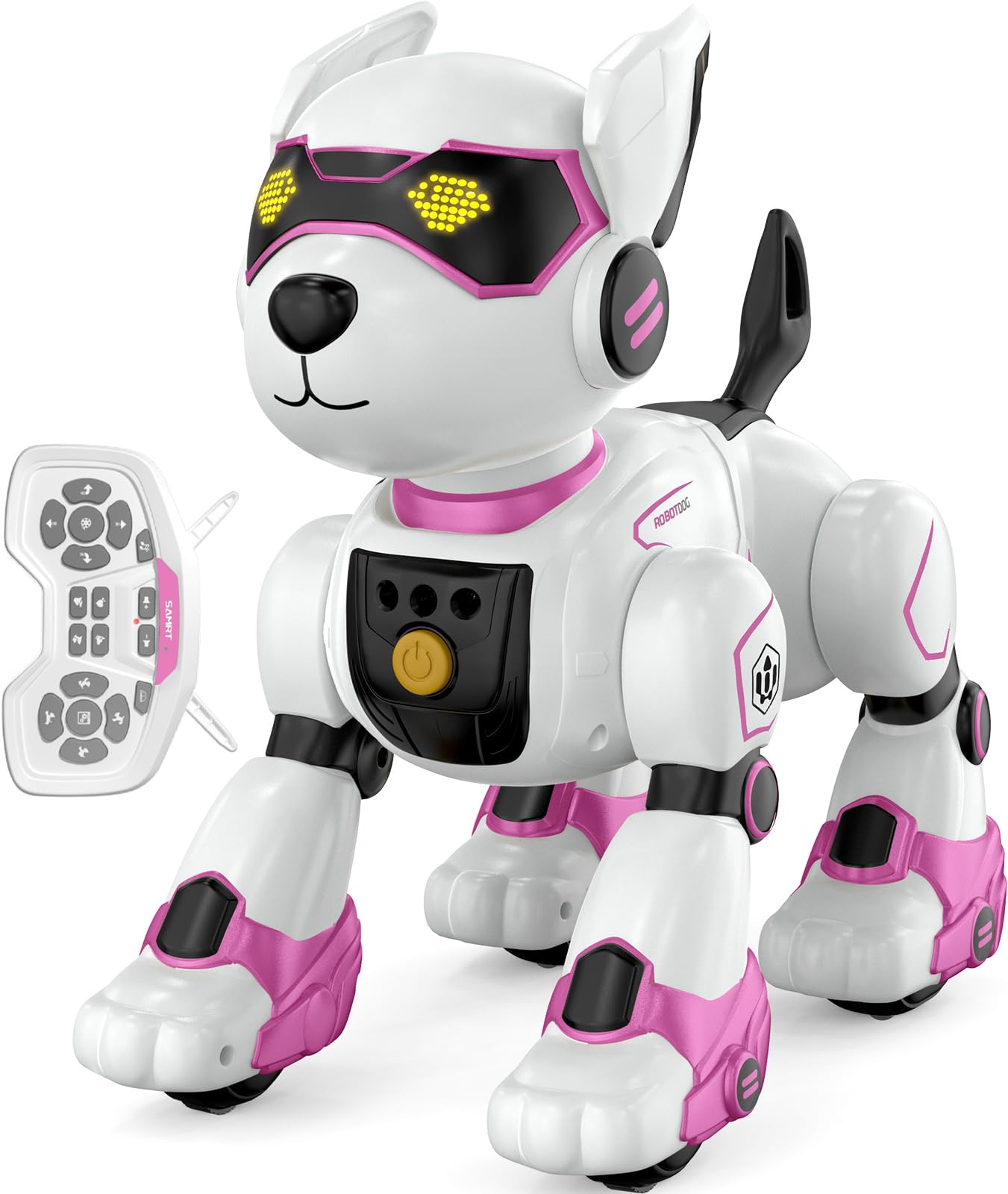 Robot Dog for Kids, Remote Control Dog with Voice Touch Interaction and lmitation Show, Programmable Gesture Sensing Dog Robot, Singing, Dancing, Talking, Smart Stunt Robot Dog Toy Gift for Boys Girls
