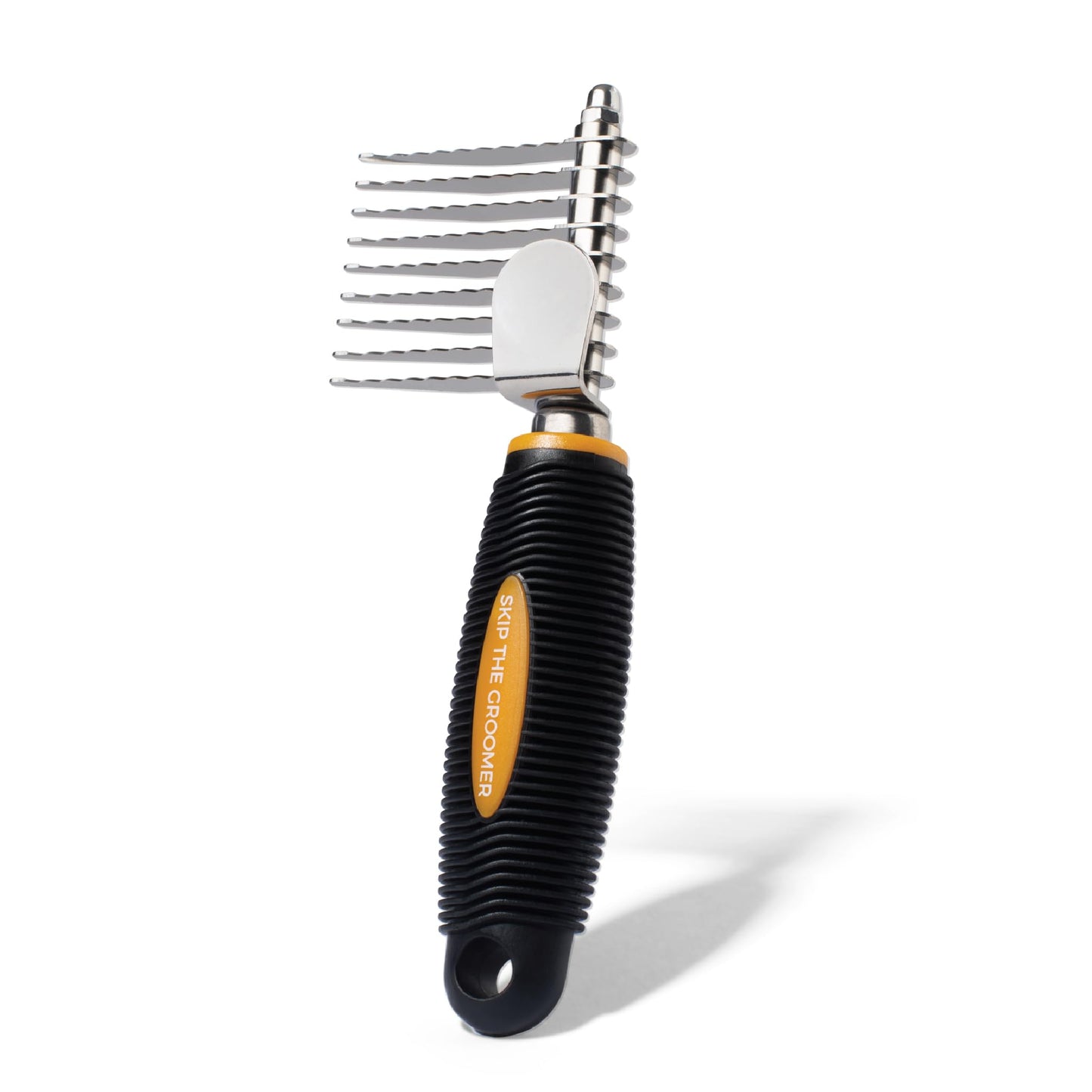Rake Brush for Dogs, Dematting Tool for Goldendoodles, Poodles & Doodles – Rescue Essential with Long Smooth-Edged Teeth for Thick Coats, Deshedding & Mat Remover – Skip the Groomer