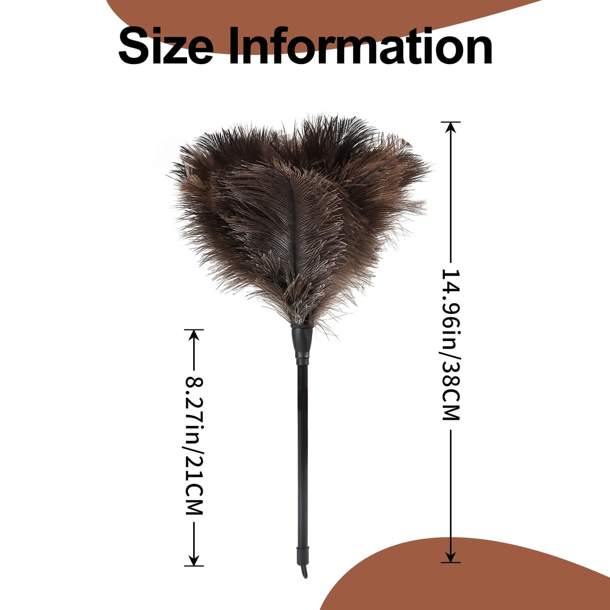 Ostrich Feather Duster (10 Count)