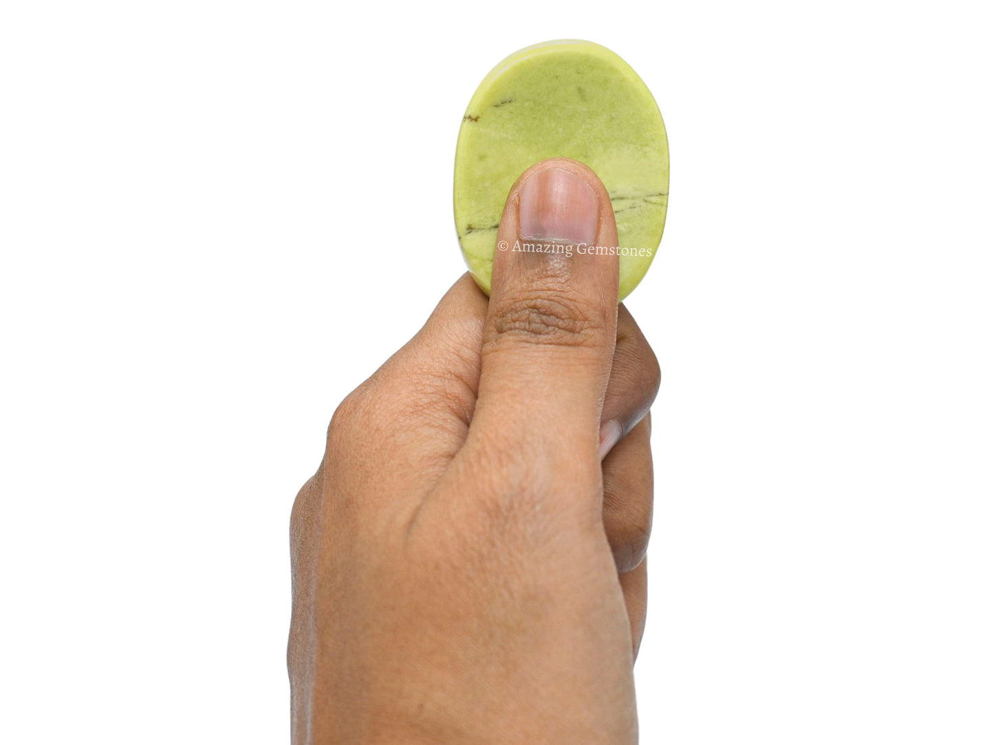 Amazing Gemstone Serpentine Worry Stone Crystals, Healing Stones