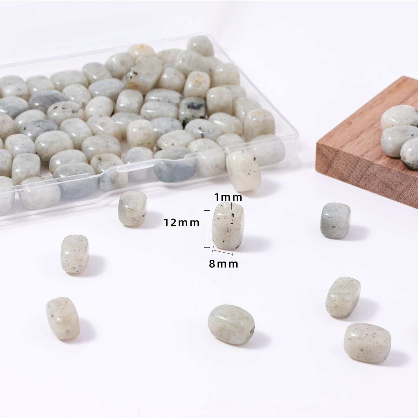 Natural Large Spectrolite Cube Stone Beads 8x11mm 38cm/str Loose Semi Gemstone Stone Square Beads for Making Bracelets Necklace