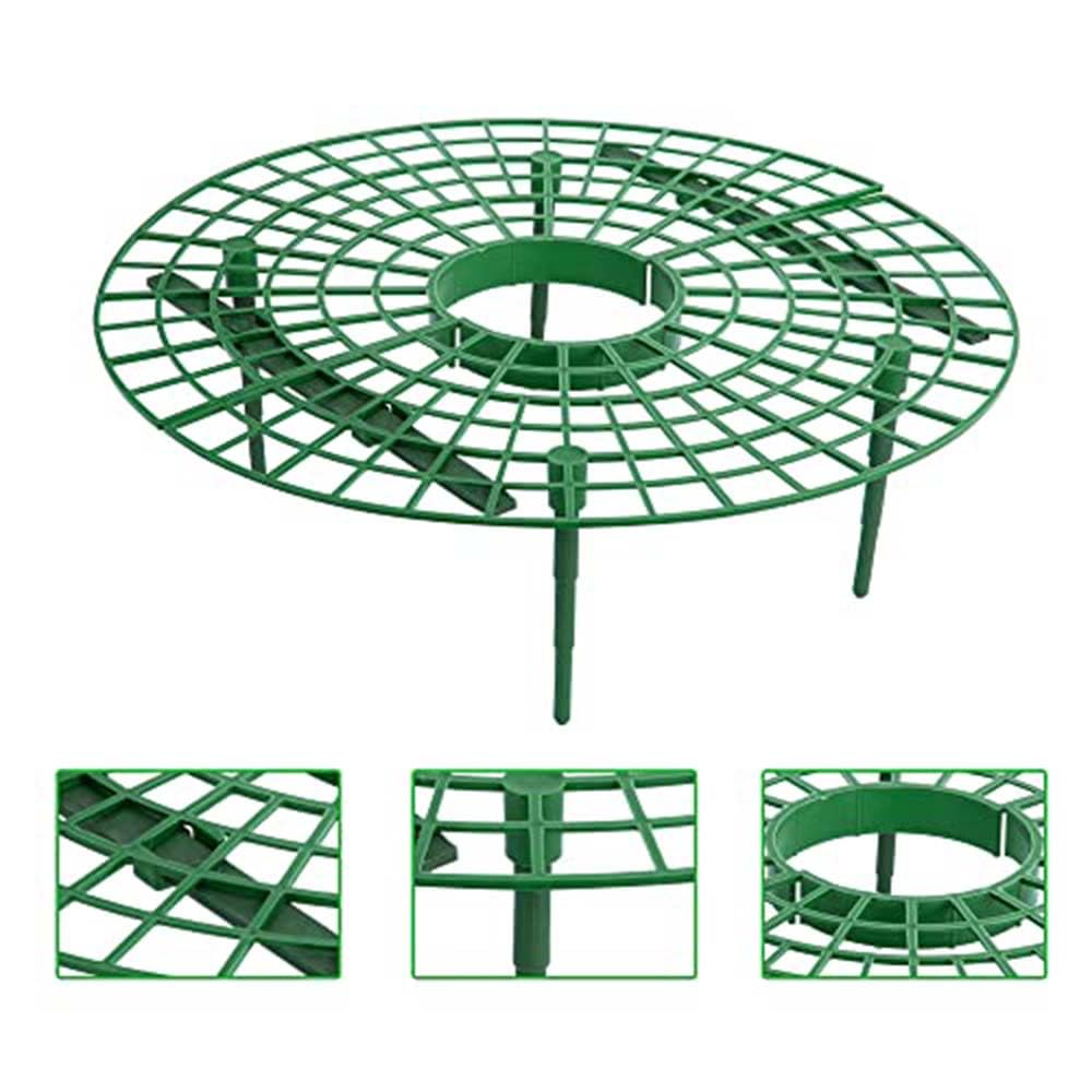 Iceyyyy 5 Pack Strawberry Plant Support - Strawberry Growing Racks with 4 Sturdy Legs - Strawberry Growing Frame Keep Berries Clean