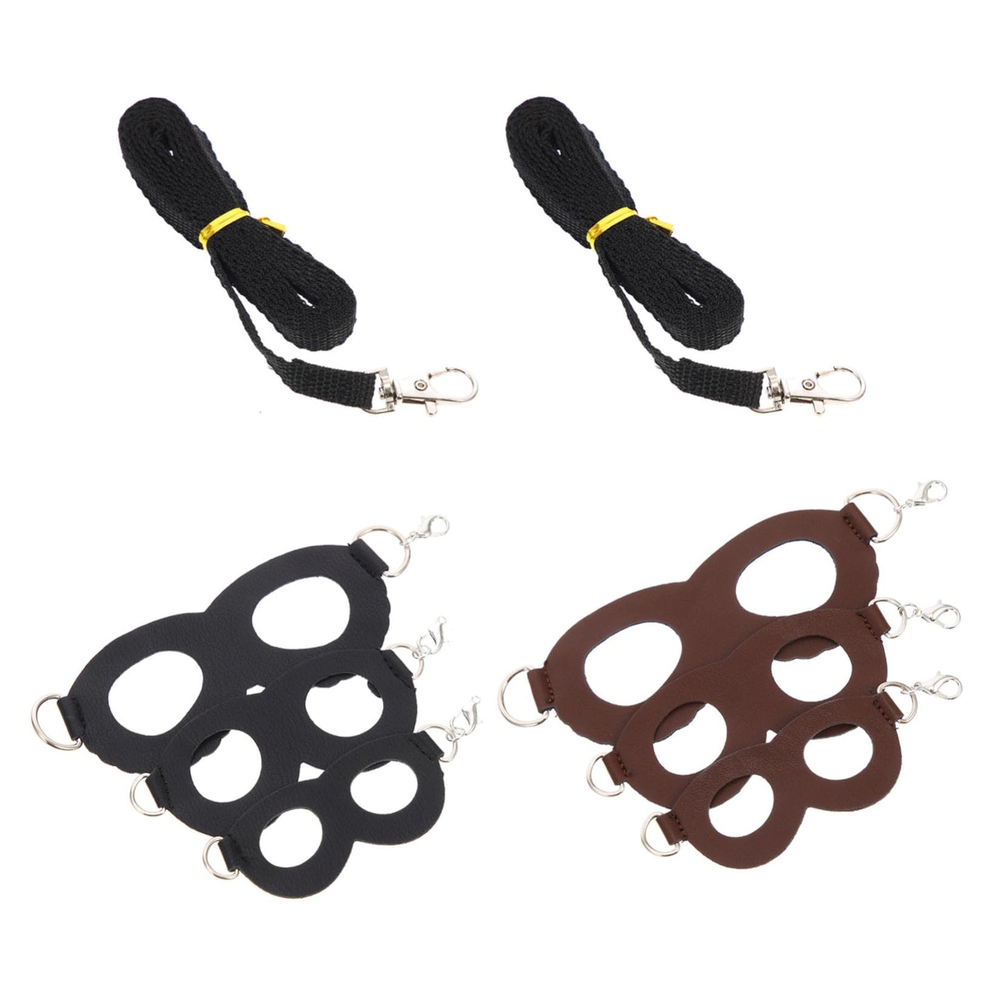 SHINEOFI 2 Sets Household Hamster Harness Leashes Lightweight Breathable Small Pet Rat Leash Kit Comfortable for Outdoor Walking and Daily Use
