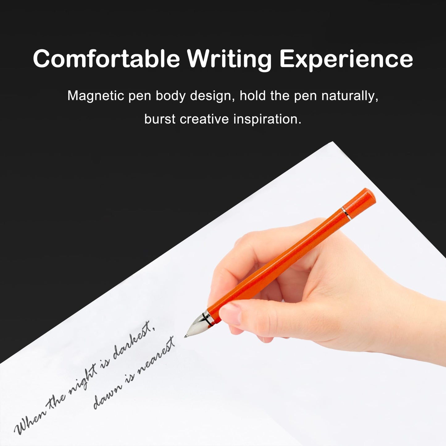 RERBO Magnetic Levitating Pen with Docking, Multifunctional Hover Pen with 1000Mbps Ethernet, 100W Fast Charging, USB 3.0, Standing and Swing Freely Tech Toys for Christmas Gift