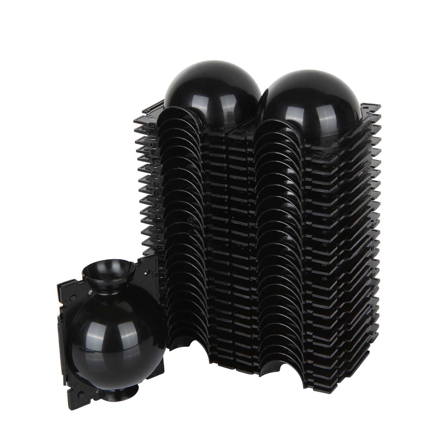 EATHEATY 30 Pcs Air Layering Pods - Reusable Plant Root Growing Box - High Pressure Propagation Ball Grafting Device - Botany Root Controller for Various Plants Asexual Reproduction, Black