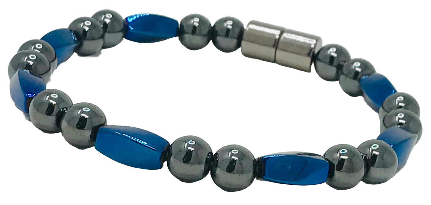 High Power Magnetic Hematite Bracelet (9.25 Inches)