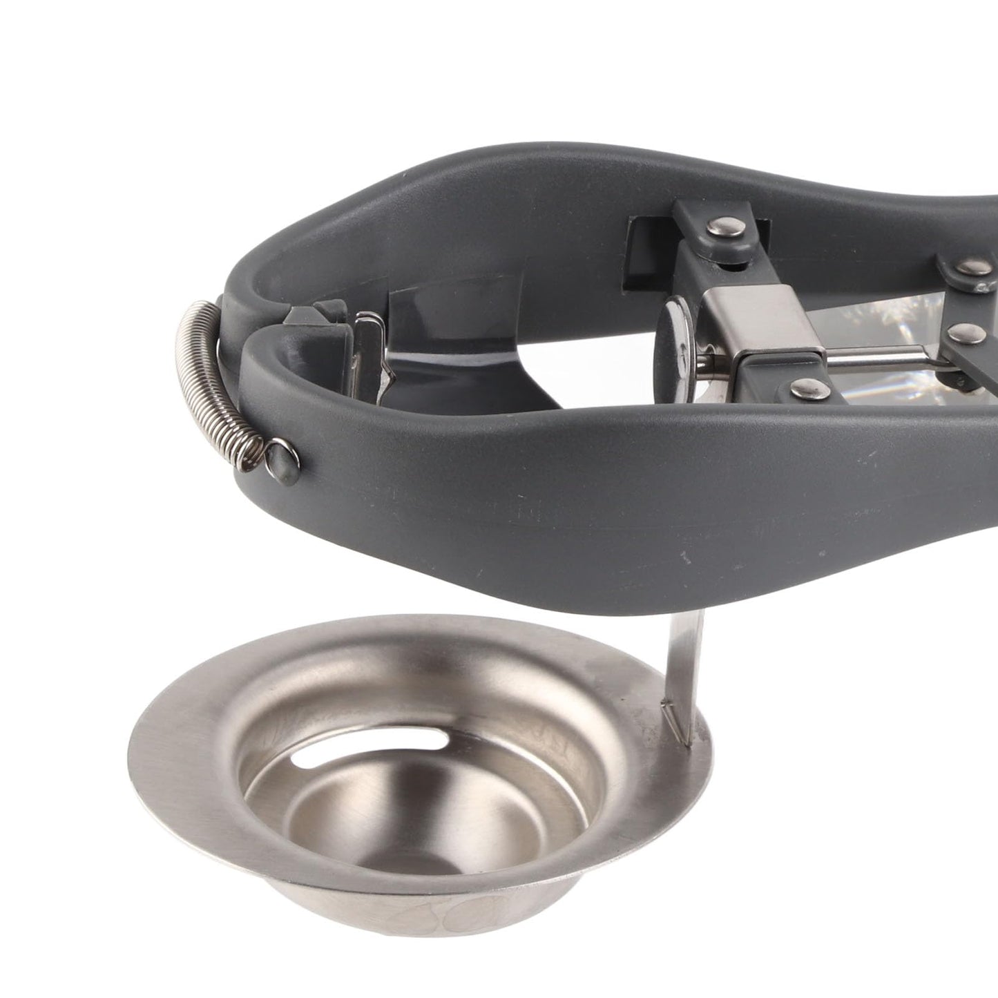 FLEXMAN Egg Cracker, Handheld Automatic Quick Open Stainless Steel Egg Separator with Spring Design for Kitchen Tool
