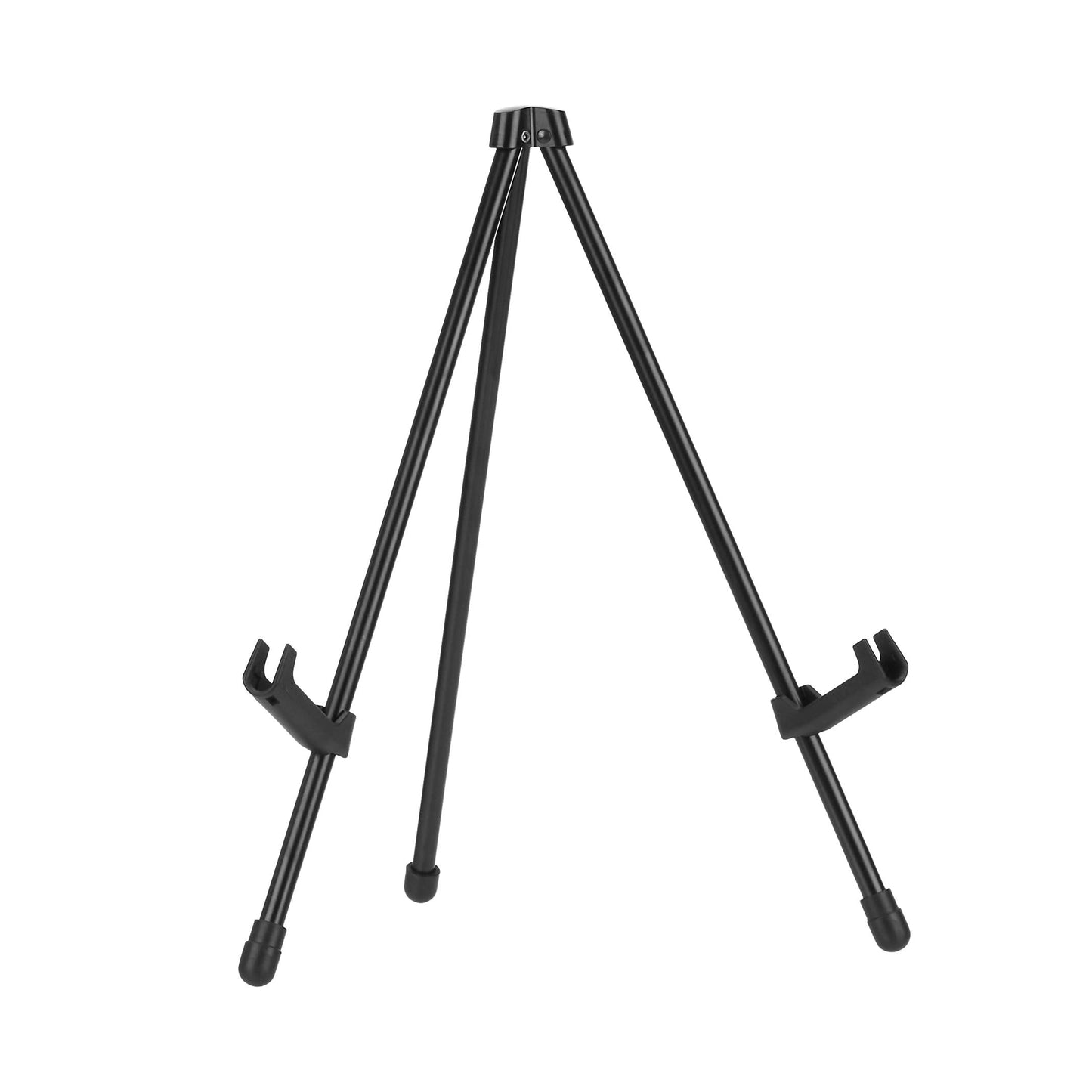 Amazon Basics Tabletop Instant Easel, Black Steel, Portable Tripod for Paintings, Signs, Posters, Adjustable Display