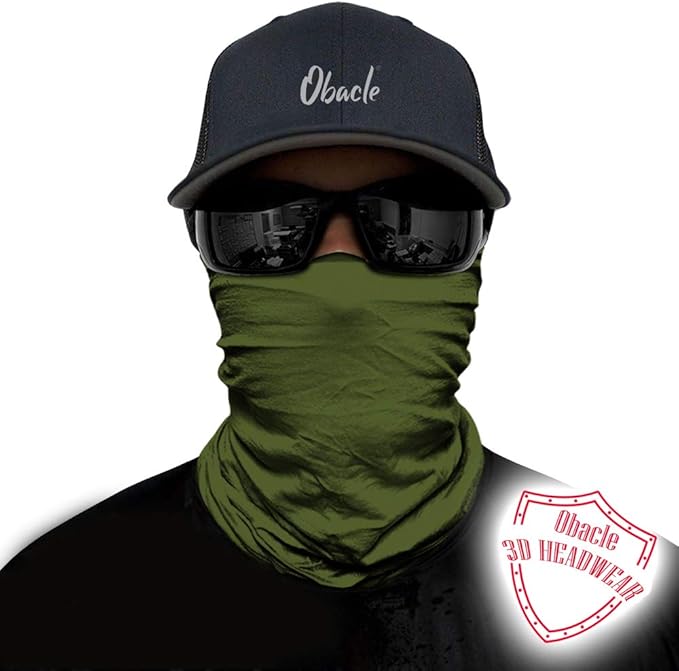 Obacle Neck Gaiter Face Mask Bandana for Dust Wind Sun Protection for Men Women