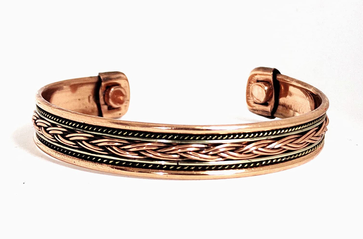 Sawcart Set Of 4 Copper Bracelet Pure Copper Therapy Effective & Natural Relief Cuff for Men's & Women's