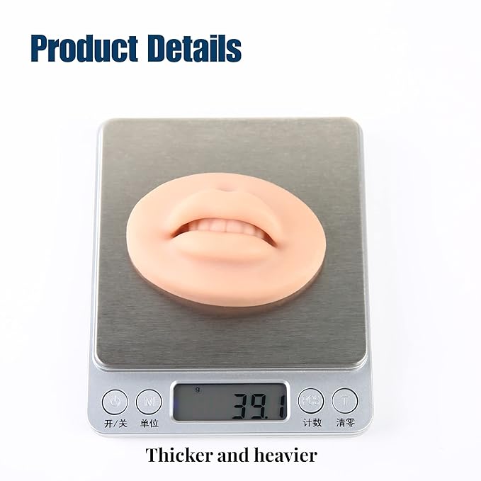 5D Soft Silicone Realistic Lip Practice Module For Semi Permanent Make Up - Lip Tattoo - PMU Supplies Tattoo Practice Lips