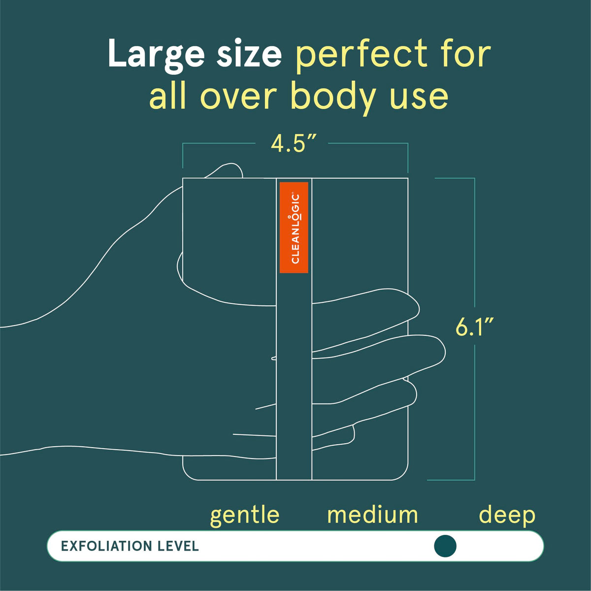 Sport Exfoliating Body Scrubber