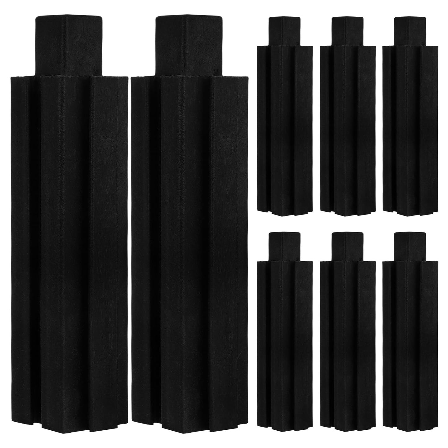 Gogogmee 8Pcs Raised Garden Bed Legs Plastic Planter Box Stands 6 Inch Height Easy Assembly Elevated Planter Accessories for Balcony Vegetable Gardening Outdoor Plant Support