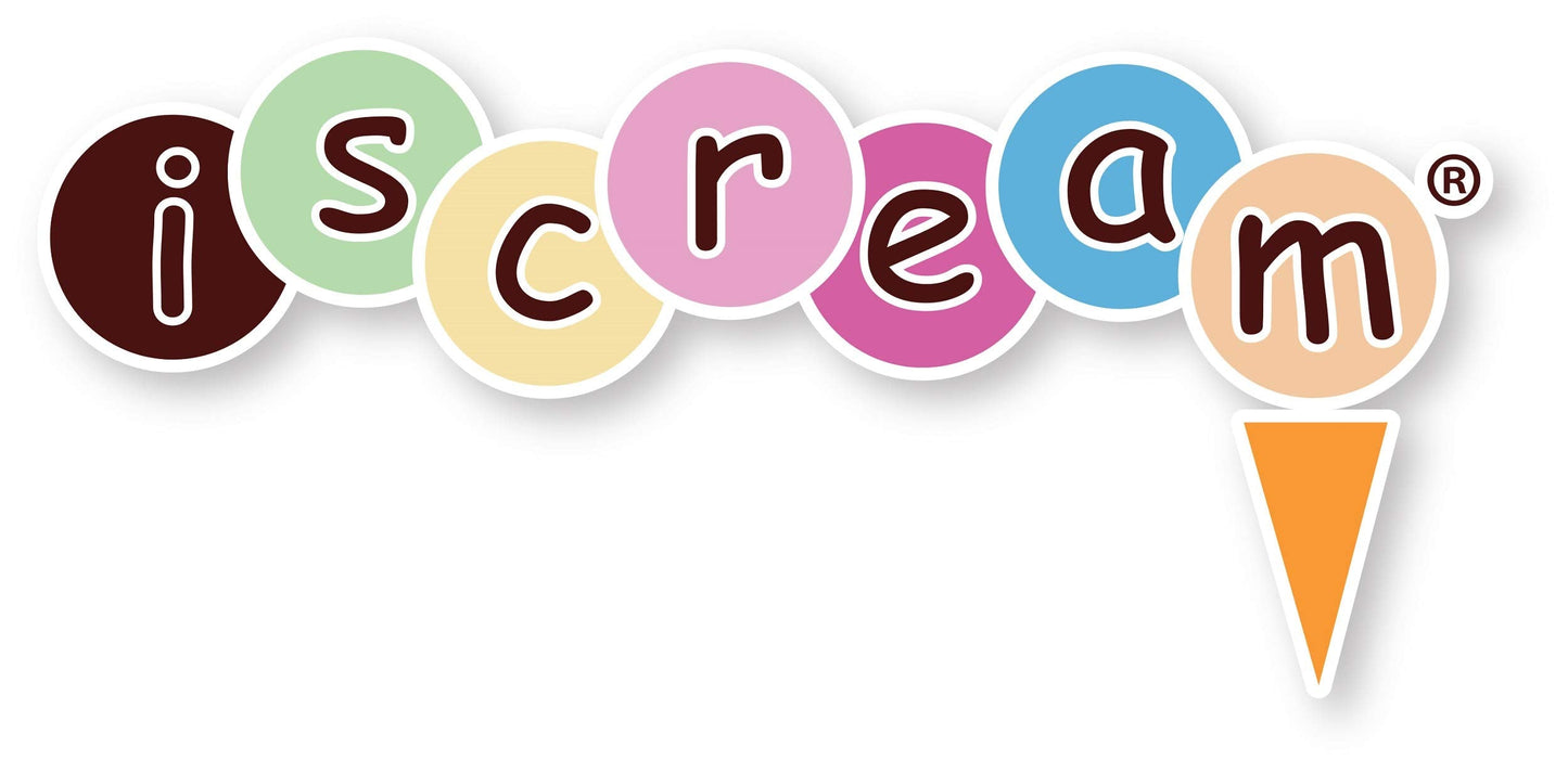 iscream 17.25" x 13.25" Laminate Top Microbead Filled Lap Desk with Tablet Channel - Feelin' Groovy