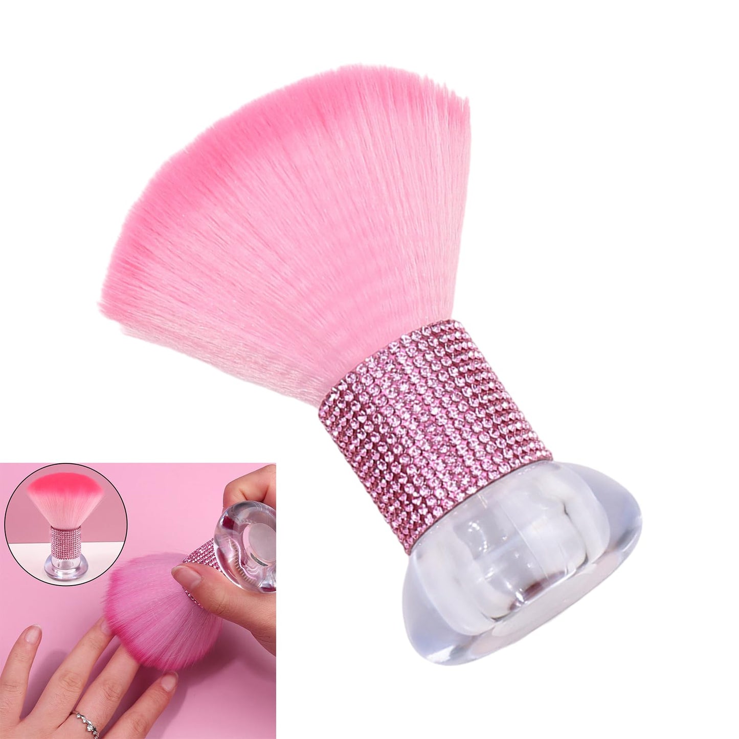 Loose Powder Brushes Easy To Use Nails Brush With Ergonomic Designs For Comfortable Handling And Effective Artificial Fiber Nail Brush