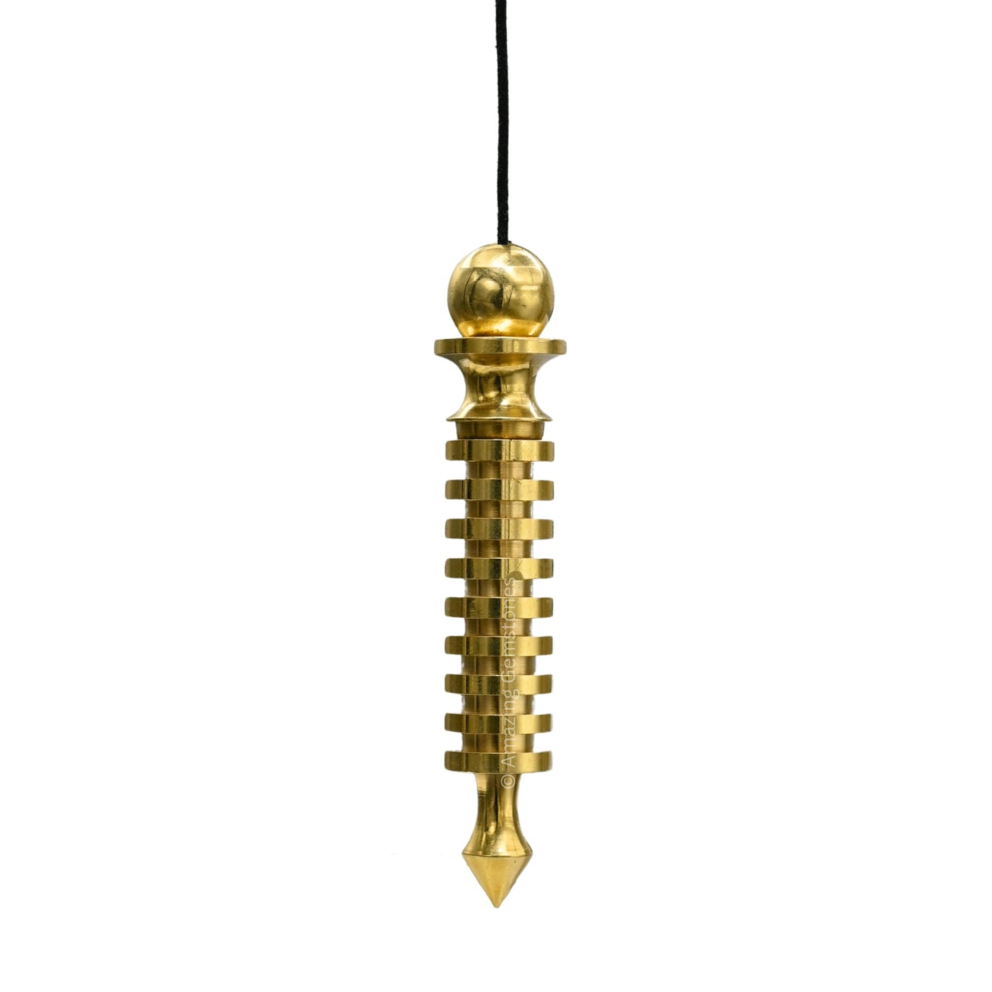 Amazing Gemstone Healing Metal Pendulums for Divination, Gold 9 ISIS Ring Plate Steel Copper Pendulum High Energy Pendulo de Bronce Pendulos de Mesa MP61