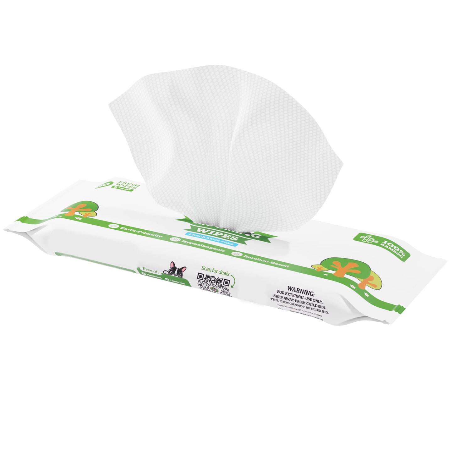 Pogi's Grooming Wipes Home & Travel Bundle - 100-Count Grooming Wipes for Home and 240-Count Packs for Travel