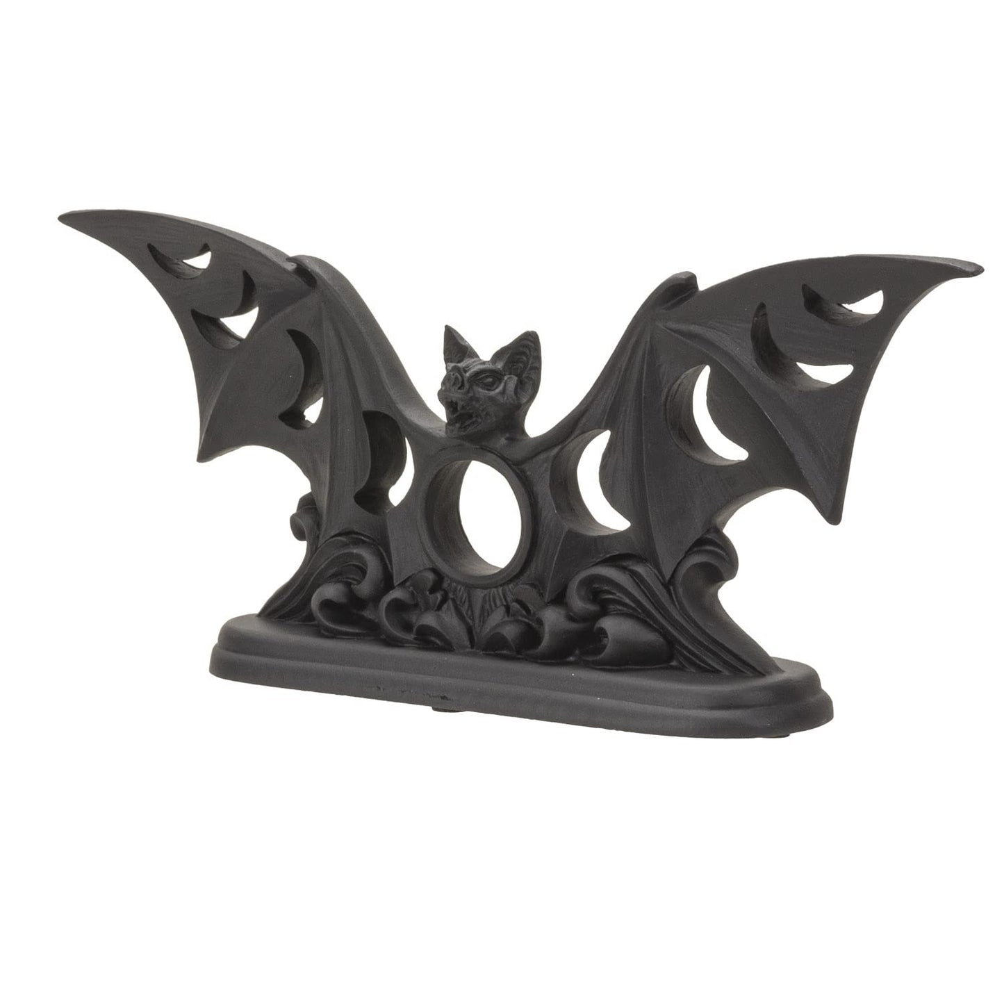 Pacific Giftware Alchemy Gothic Lunaeca Tea Light Candle Holder Phases of The Moon Bat Ornament