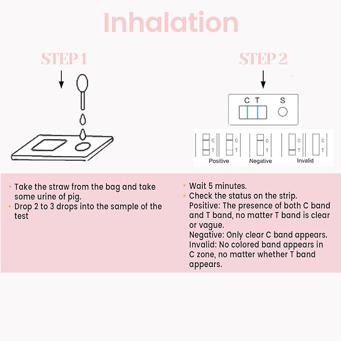 10Pcs Pig Pregnancy Tester Strips - Early Pregnancy Diagnosis Tool for Sows - Accurate and Easy-to-Use Pig Pregnancy Test Kit - Ideal for Early Detection
