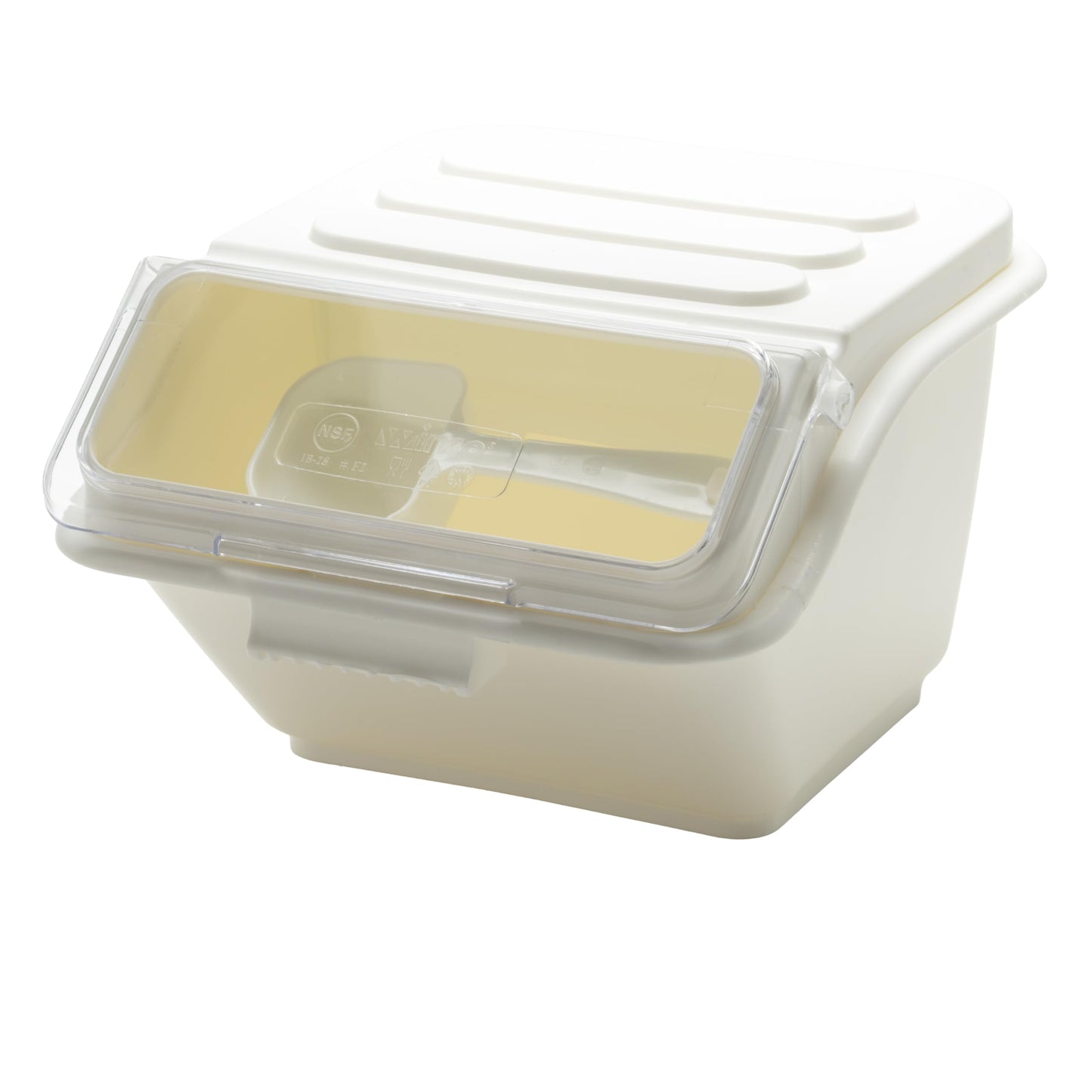 Winco IB-2S Shelf Ingredient Bins 2 gal (40 Cup Capacity), White