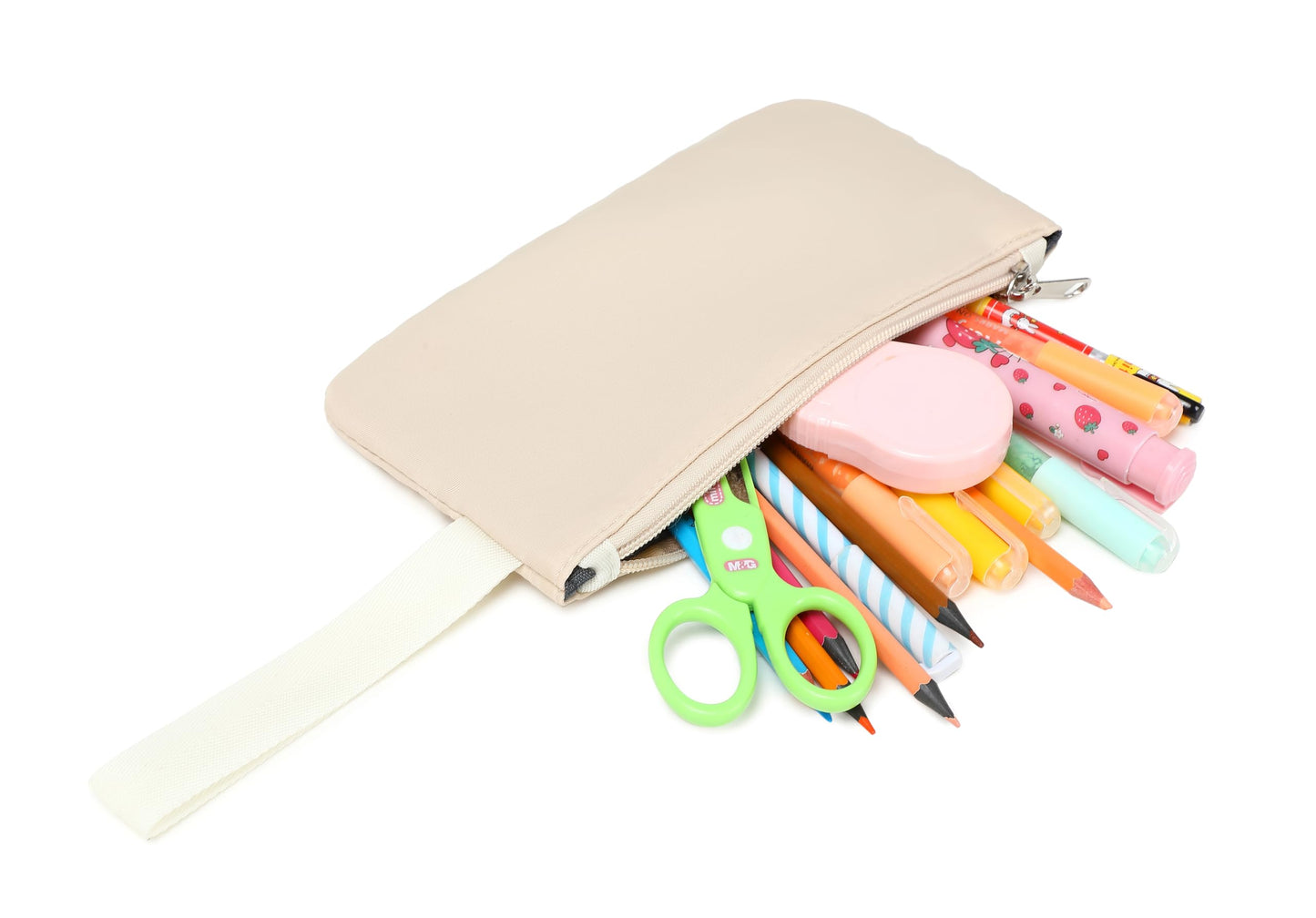 Wadirum Women Casual Backpack Set Girl School Bookbag Set Cute Laptop Ruaksack Beige