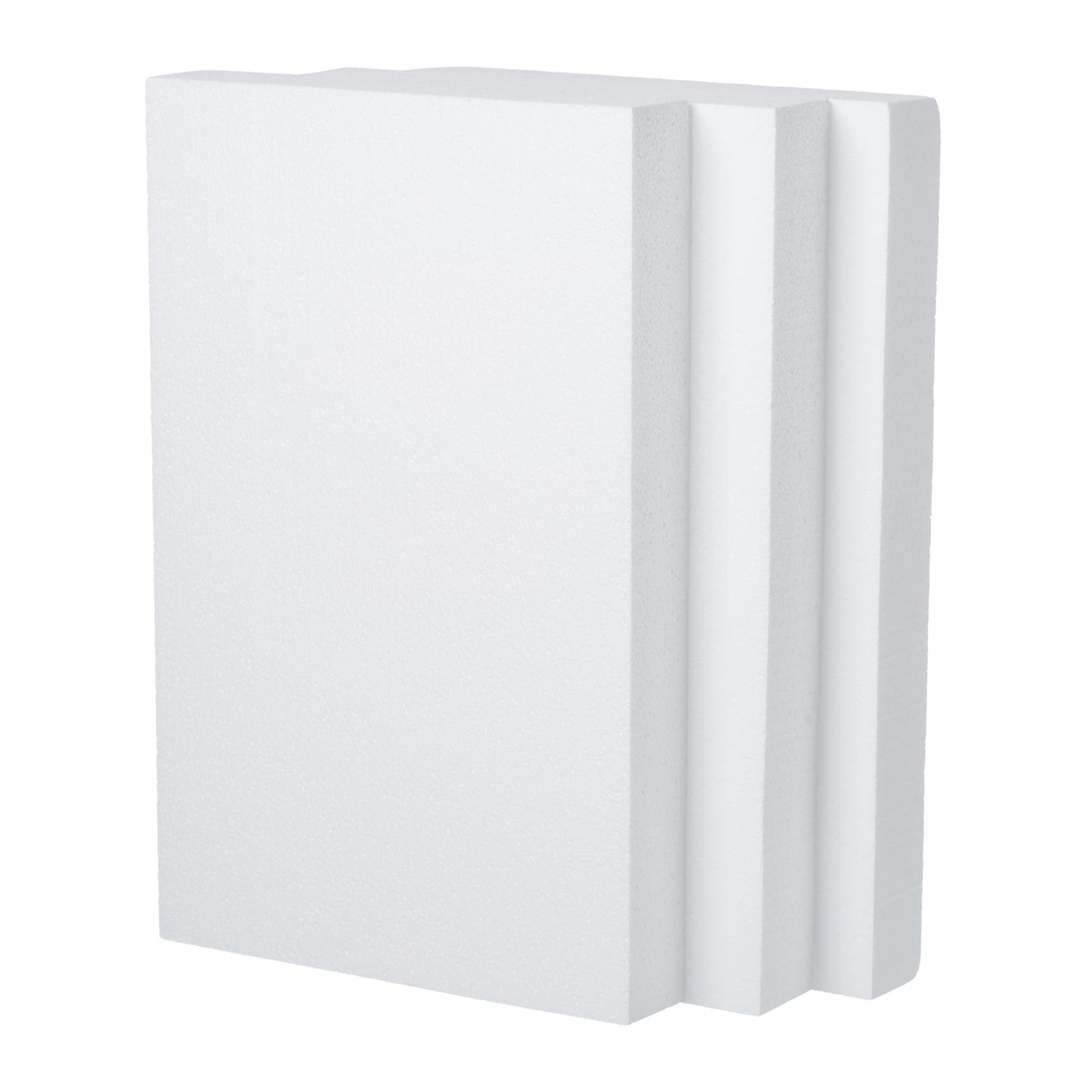 Crafare 17X11X2 Inch Craft Foam Blocks 3 Pack Polystyrene Foam Sheet DIY Crafting Rectangle for Arts School Projects Sculptures Floral Arrangements Modeling and Centerpieces