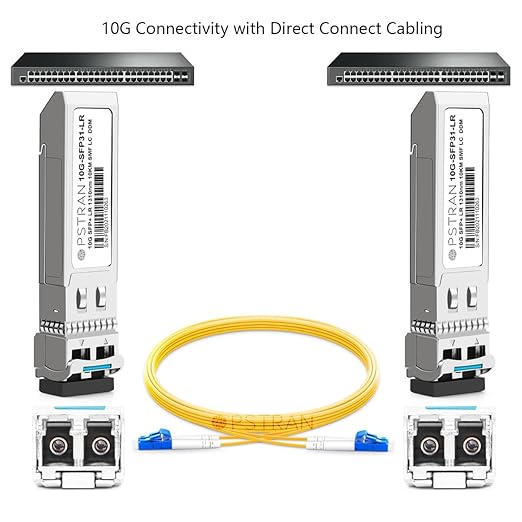OPSTRAN 10GBASE-LR SFP+ Optical Transceiver Module Compatible with D-Link DEM-432XT DEM-432XT-DD 1310nm 10km DOM Duplex LC SMF