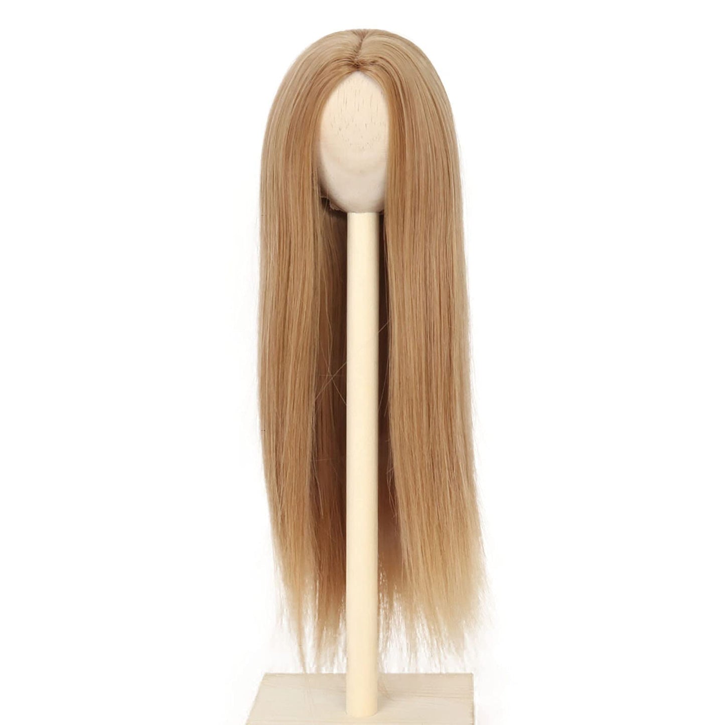 Long Straight 8-9" 1/3 BJD MSD DOD Pullip Dollfie Wig Centre Parting DIY Making Hair Accessories