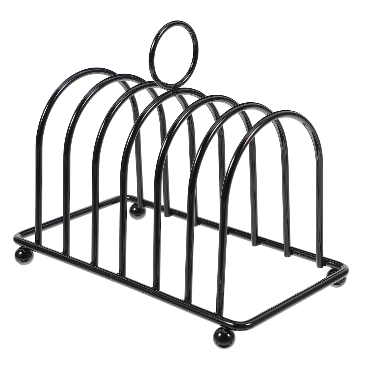 PartyKindom Stainless Steel Multifunctional Bread Rack Toast Holder Rack for Kitchen and Dining Room: Multi-Functional Toast for Sliced Bread and Book Storage Space-Saving