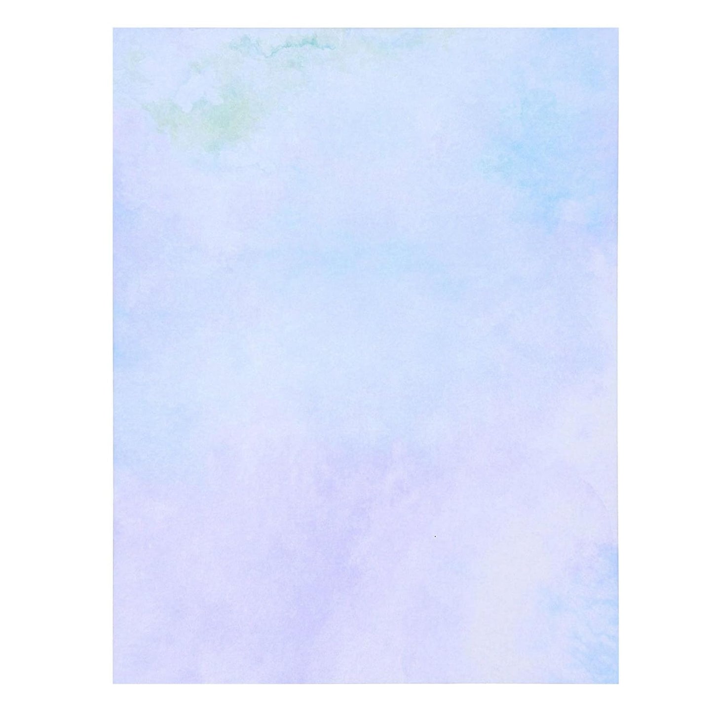 Paper Junkie Scrapbook Paper - 96 Double-Sided Sheets, 8.5 x 11 In - Pastel Watercolor Printer Paper - Cardstock for Crafts, Letter Writing & Stationery