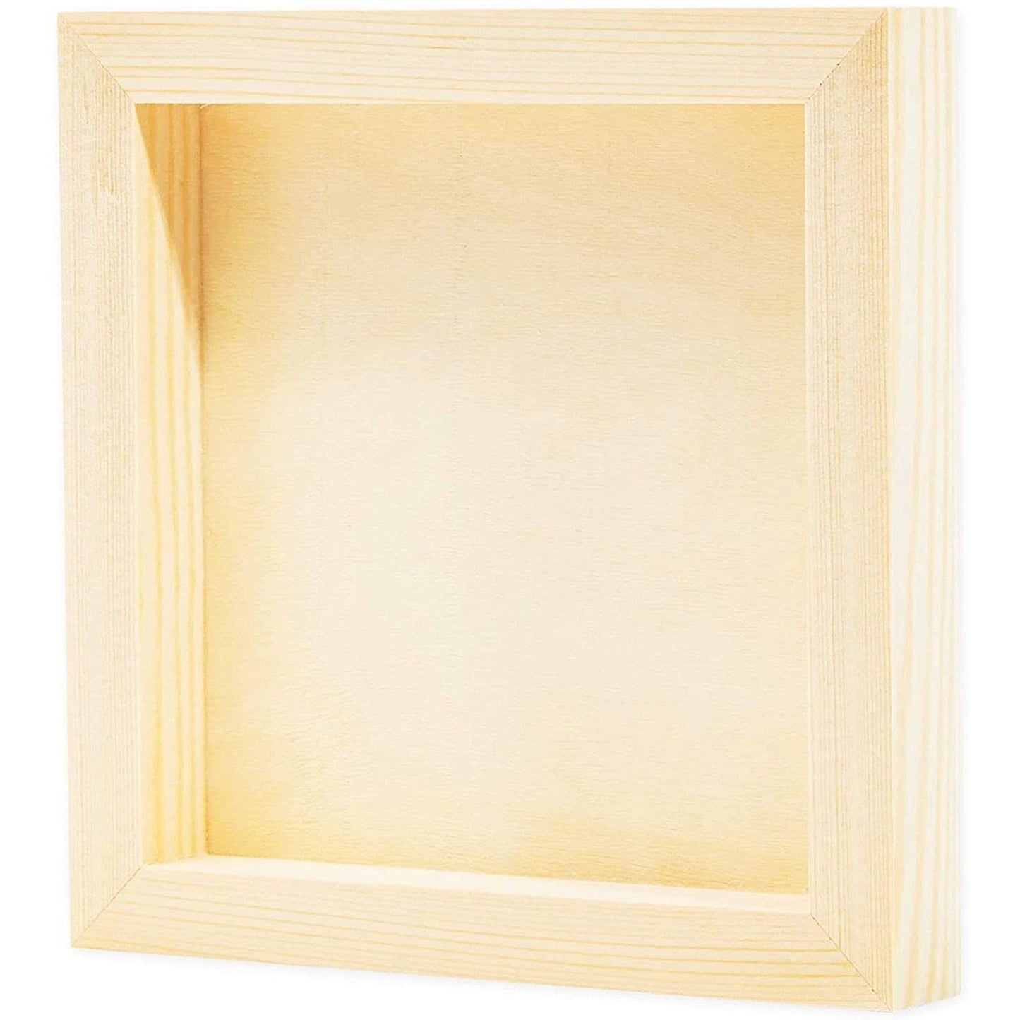 Bright Creations Wood Panels for Painting - 6 Pack, 6x6 in - Unfinished Square Wood Panels for Art & Craft Supplies - Smooth Pine Cradle Canvas Boards