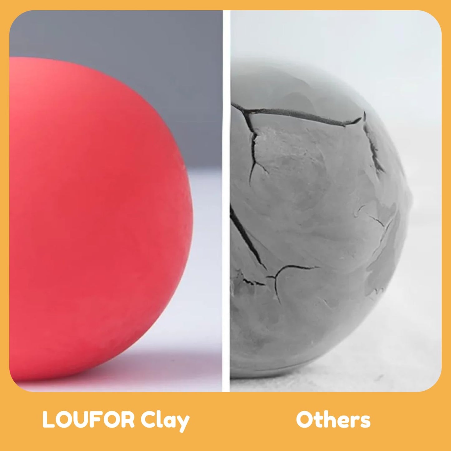 LOUFOR Air Dry Clay Kits - Modeling Clay for Kids, Ultra Light & Soft, Safe & Non-Toxic, DIY Air Dry Clays Kit with Sculpting Tools and Tutorials, Creatible Art Crafts Toys Gifts for Boys Girls