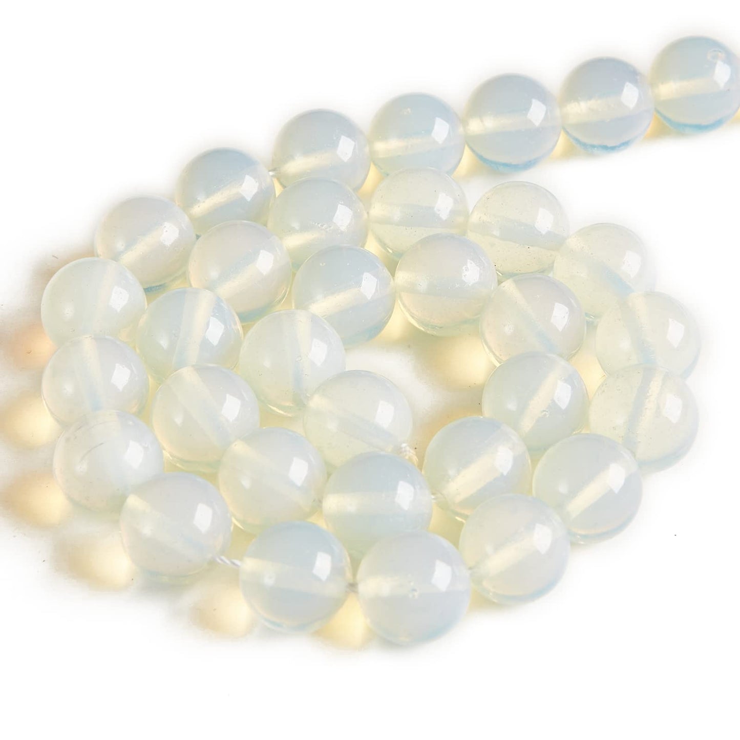 100pcs 6mm Opal Beads Natural Gemstone Beads Round Loose Beads for Jewelry Making